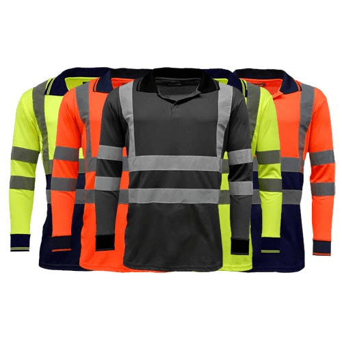 Hi Vis Long Sleeve Polo for Safety & Style Ensure safety with the stylish HV005 Hi Vis Polo Shirt. Cool, breathable, and designed for visibility in hazardous environments.