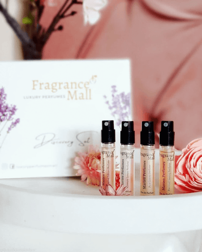 Luxury Women's Perfume Travel Set - 10ml | Perfect Gift, Discover 4 exquisite niche perfumes in our chic 10ml Luxury Travel Set. Ideal for sampling and gifting. Elegant packaging and travel-friendly size.