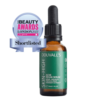 Argan Acne Rehab Serum - Plant-Based Skin Solution, Douvall's Argan Acne Rehab Serum, 30ml: Heal, strengthen, and rejuvenate acne-prone skin with our plant-based formula for a clear, radiant complexion.