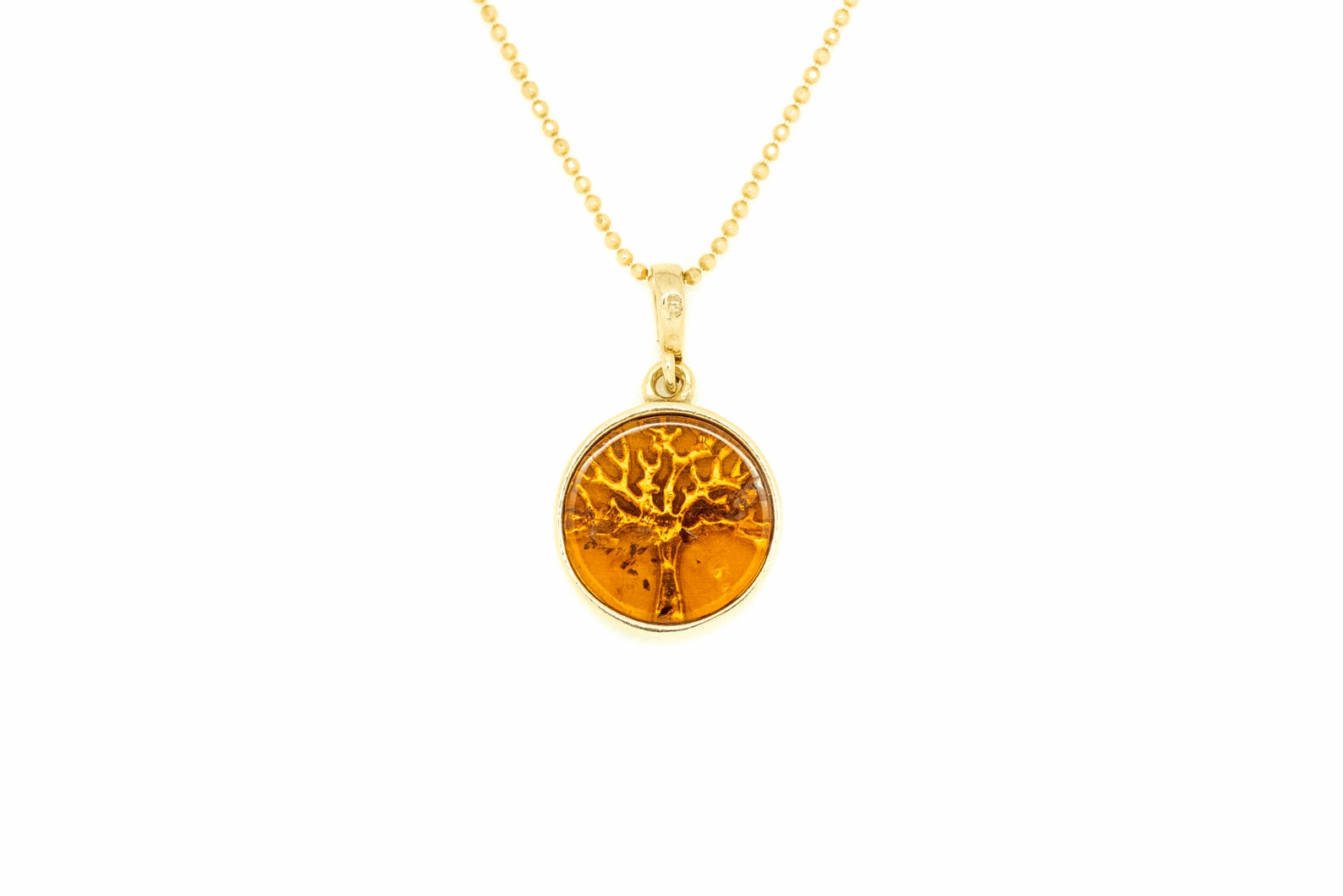 Mini Gold Plated Tree of Life Pendant