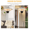 1500W Outdoor Patio Heater - Ceiling Mounted Halogen, Stay warm outdoors with our 1500W ceiling-mounted patio heater. Efficient halogen heating makes your garden, balcony, or terrace inviting and cozy.