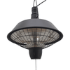 2100W Black Halogen Patio Heater - Ceiling Mounted, Stay warm with our 2100W ceiling mounted patio heater. Enjoy efficient heating and style with a vintage black design. Safe and perfect for any outdoor space.