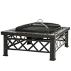 3-in-1 Outsunny Firepit - Warmth & Ambiance, Upgrade outdoor moments with our Outsunny Metal Firepit. Enjoy warmth, BBQ, and ambiance in any setting. Perfect for gatherings.