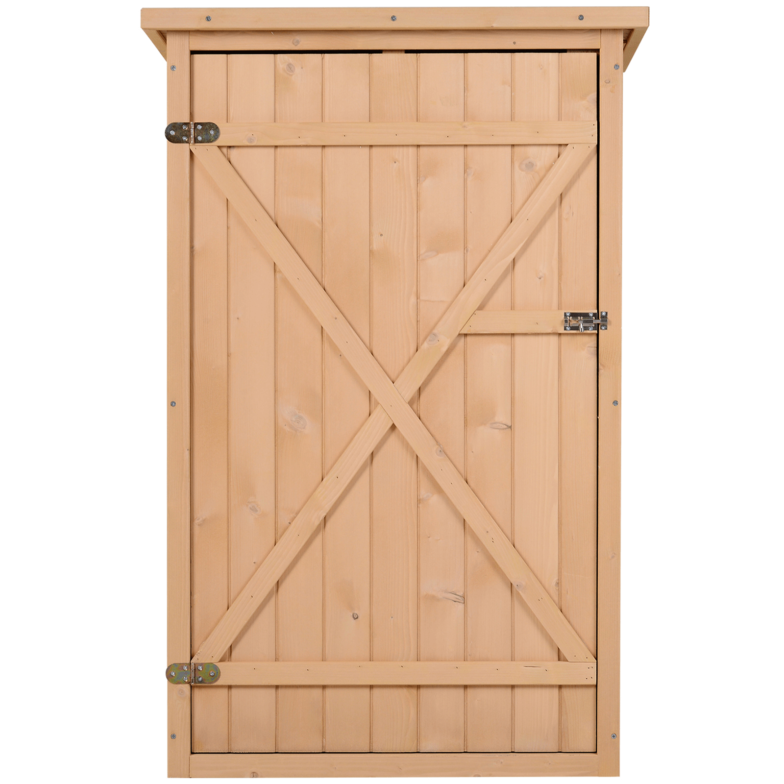 Wooden Garden Shed – Compact Tool Storage Cabinet, Organize your garden with this compact wooden shed. Durable fir wood construction, waterproof finish, and ample storage with shelves. Perfect for small spaces.