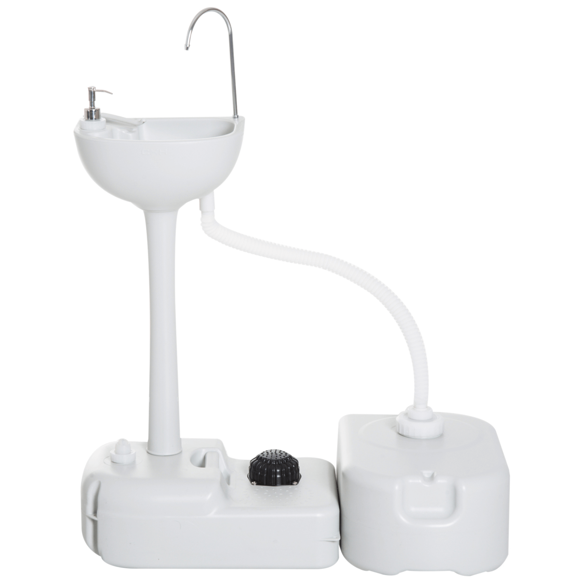 Camping Portable Hand Wash Sink Basin | Outdoor Hygiene, Stay clean at all your outdoor events with the Outsunny Camping Portable Hand Wash Sink Basin. Easy foot pump operation for convenient hygiene.