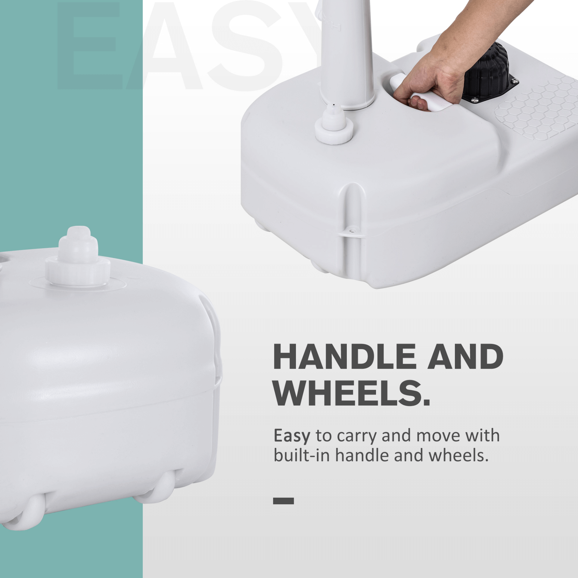 Portable Camping Handwash Sink with Soap Dispenser, Discover the ultimate outdoor convenience with our Portable Handwash Sink featuring a towel holder and soap dispenser. Perfect for clean camping!