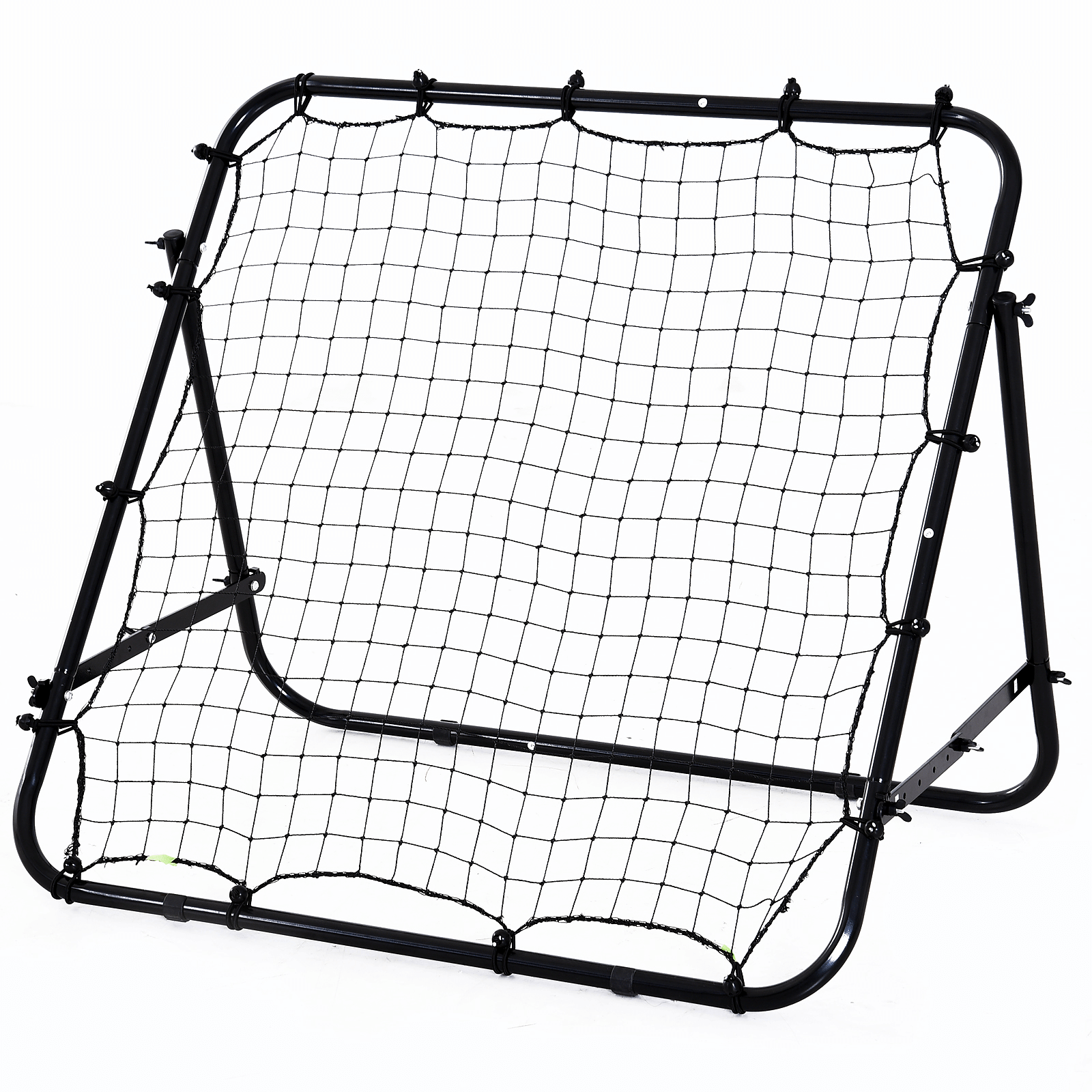 Adjustable Rebounder Net - Multi-Sport Training Aid, Enhance your game with the HOMCOM Rebounder Net Kickback Target. Perfect for teens & adults, durable and weather-resistant for all sports training.