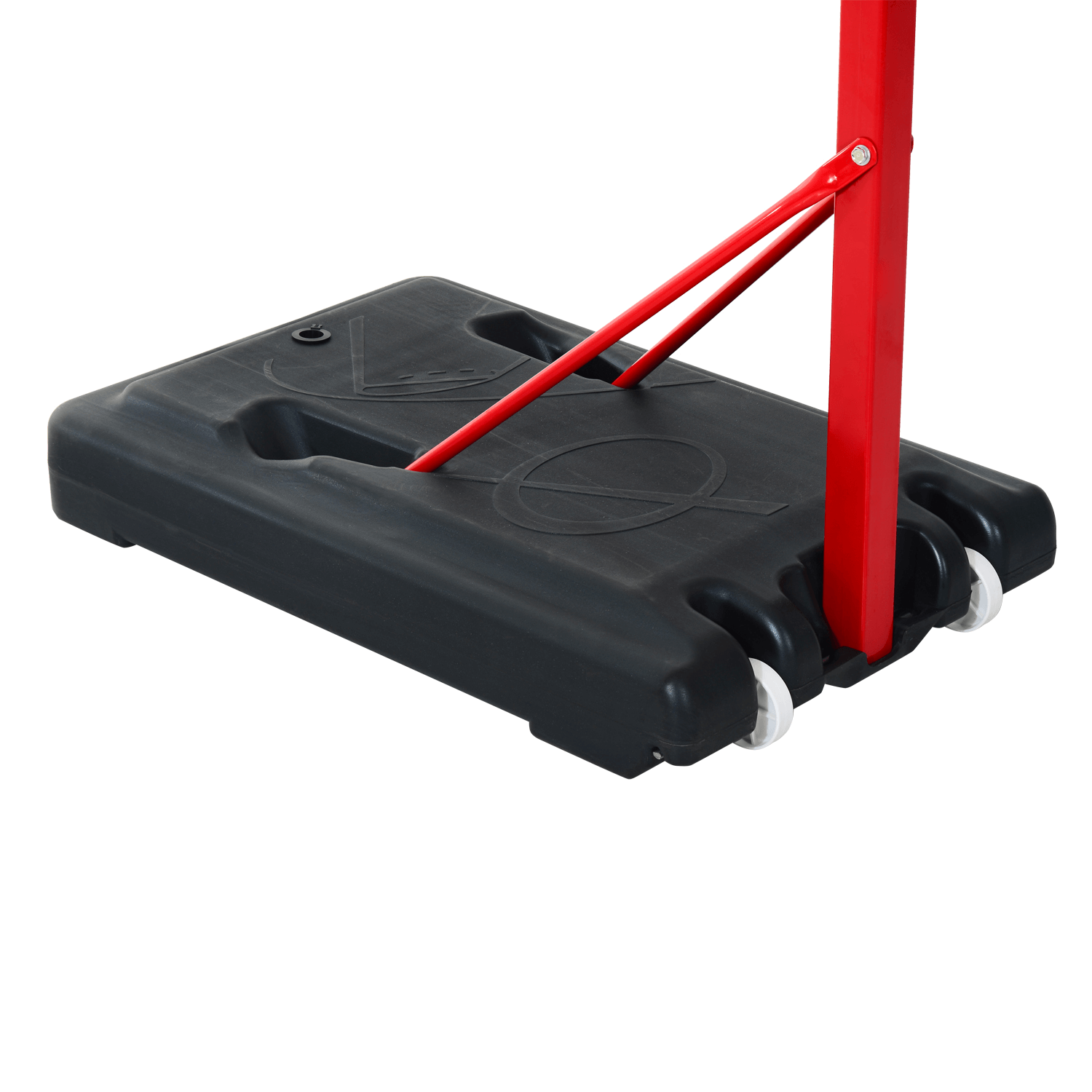 Adjustable Basketball Hoop Stand | Indoor & Outdoor Fun, Enjoy endless basketball fun with the HOMCOM Adjustable Hoop! Perfect for kids & adults, featuring adjustable height for all players.