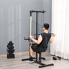 Power Tower Adjustable Pulldown Machine, Transform your home gym with the ultimate dip station for full-body workouts. Strengthen arms, shoulders, chest, and waist efficiently.