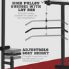 Power Tower Adjustable Pulldown Machine, Transform your home gym with the ultimate dip station for full-body workouts. Strengthen arms, shoulders, chest, and waist efficiently.