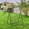 Foldable Football Rebounder Net - Adjustable & Durable, Improve football skills with our foldable rebounder net. Adjustable angles and height for personalized training. Durable, portable, and perfect for all ages.