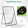 Foldable Football Rebounder Net - Adjustable & Durable, Improve football skills with our foldable rebounder net. Adjustable angles and height for personalized training. Durable, portable, and perfect for all ages.