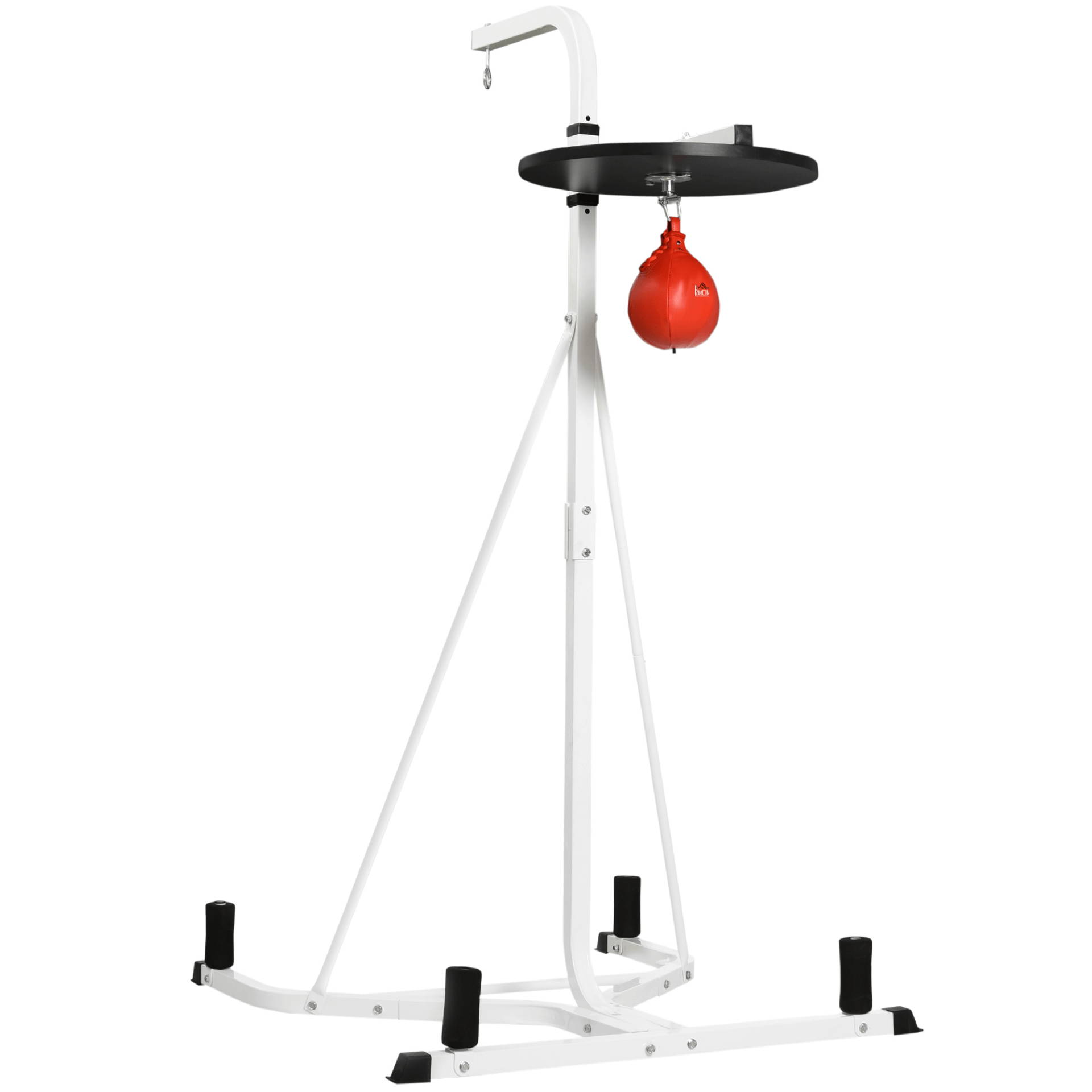 Boxing Punch Bag & Speed Ball Stand - Heavy Duty, Enhance your boxing training with this heavy-duty stand, featuring a punch bag hanger and speed ball station for improved timing, reflexes, and precision.