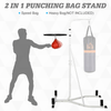 Boxing Punch Bag & Speed Ball Stand - Heavy Duty, Enhance your boxing training with this heavy-duty stand, featuring a punch bag hanger and speed ball station for improved timing, reflexes, and precision.