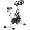 Upright Exercise Bike - 8kg Flywheel, Adjustable Resistance, Discover the HOMCOM Upright Exercise Bike for a professional gym workout at home. Ideal for all fitness levels with customizable resistance and seat.