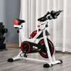 Upright Exercise Bike - 8kg Flywheel, Adjustable Resistance, Discover the HOMCOM Upright Exercise Bike for a professional gym workout at home. Ideal for all fitness levels with customizable resistance and seat.