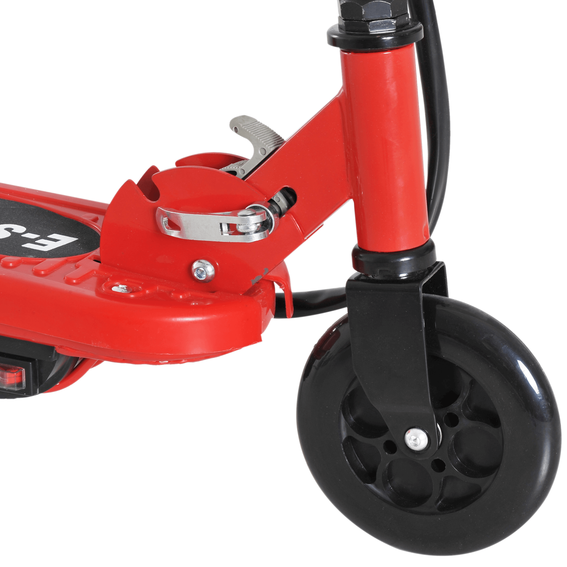 HOMCOM Kids E-Scooter - Red Folding Electric Bike, Discover fun with our HOMCOM E-Scooter for kids 7-14. Sturdy, safe, and foldable for adventurous rides. Perfect gift for young explorers!