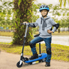 Outdoor Ride On Powered Scooter for Kids - Blue, The HOMCOM Outdoor Ride On Powered Scooter is designed to provide outstanding performance and endless fun for adventurous kids.