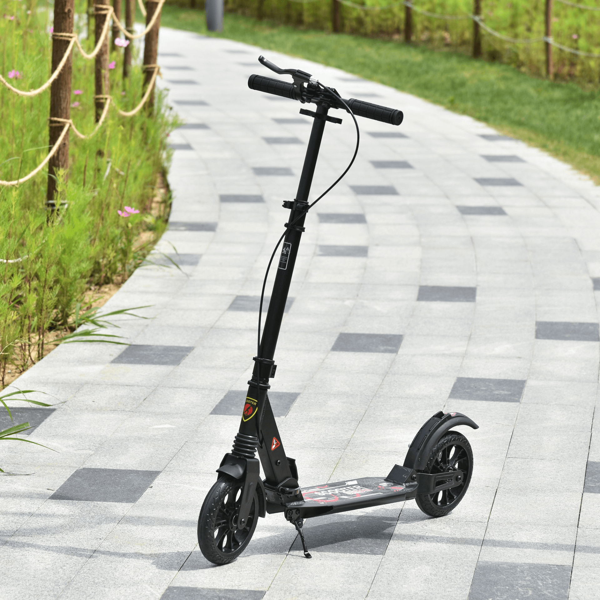 Foldable Kick Scooter - Adjustable, Lightweight, Discover the ultimate Foldable Kick Scooter for adults & teens. Lightweight aluminum, adjustable heights, rear & hand brake. Perfect for daily commutes.