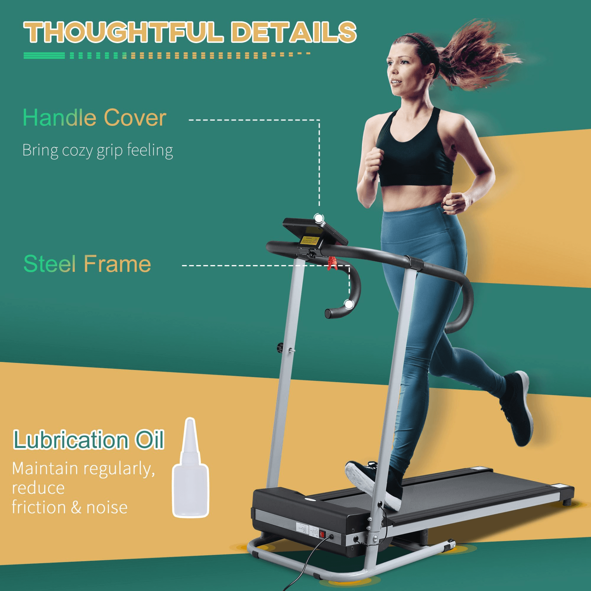 Unisex 1.25HP Foldable Electric Treadmill, Discover the Unisex 1.25HP Motorised Treadmill, ideal for home or office workouts with a 10km/h speed, compact design, and LCD monitor.