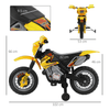 6V Electric Motorbike for Kids Ages 3-6, Yellow, Introduce your child to outdoor fun with the 6V Kids Electric Motorbike. Ideal for ages 3-6, this yellow ride-on toy fuels their imagination and playtime.