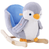 Penguin Rocking Horse - Plush, Musical Fun, Delight your toddler with a soft, musical Penguin Rocking Horse featuring 32 songs. Perfect for endless fun and safe adventures!