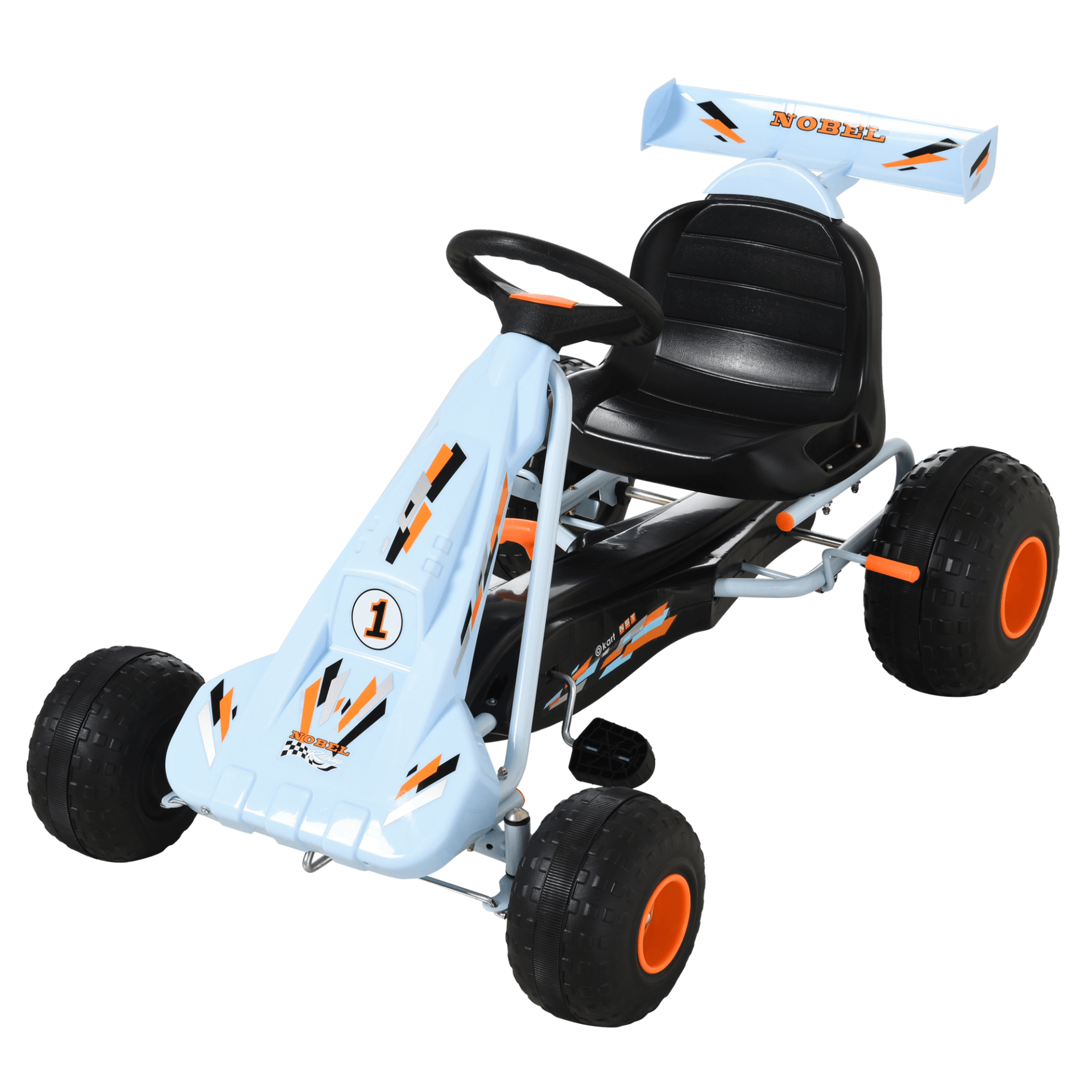 Kids Go Kart | Pedal Ride On Car | Outdoor Fun, Spark joy with the HOMCOM Kids Pedal Go Kart. Safe, sturdy, and charging-free for ages 3-8. Perfect for outdoor adventures.