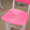 HOMCOM Adjustable Kids Desk & Chair Set - Pink, Transform your child's study space with this adjustable desk and chair set, perfect for ages 6-12, featuring a drawer and cup holder.