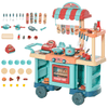 50-Piece Kids Kitchen Playset with Cash Register, Inspire hours of fun with our 50-piece fast food trolley playset. Perfect for children aged 3-6, includes cash register, pretend play food, and more.