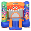 Kids Bounce Castle - Inflatable Trampoline & Slide, Quick setup inflatable bounce castle for kids ages 3-8. Secure and durable design with high-quality blower and ground stakes. Perfect for safe, fun playtime.