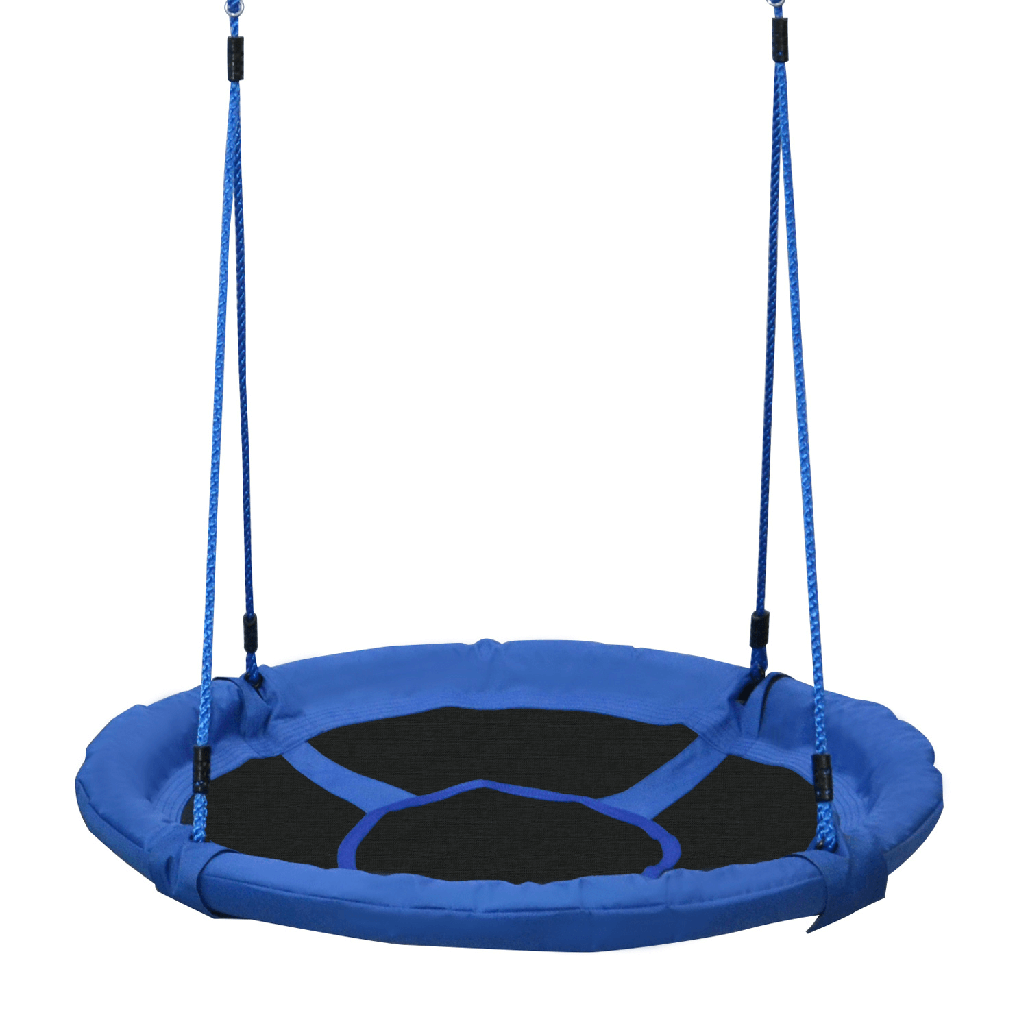 HOMCOM 40-Inch Kids Nest Swing - Outdoor Fun in Blue, Enjoy hours of outdoor fun with the HOMCOM 40-Inch Tree Swing. Perfect for spinning and swinging with friends!