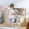 Kids Kitchen Playset with Sound & Light Effects, Enhance your child's imagination with the Kids Kitchen Playset. Realistic sounds, lights, phone, and storage make playtime engaging and fun! Plus accessory set.