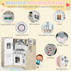 Kids Kitchen Playset with Sound & Light Effects, Enhance your child's imagination with the Kids Kitchen Playset. Realistic sounds, lights, phone, and storage make playtime engaging and fun! Plus accessory set.