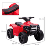 6V Kids Electric Ride on Car ATV Toy Quad Bike - Red, Experience the Thrill of Adventure with the HOMCOM 6V Kids Electric Ride on Car ATV Toy Quad Bike Let your little ones embark on exciting off-road adventures.