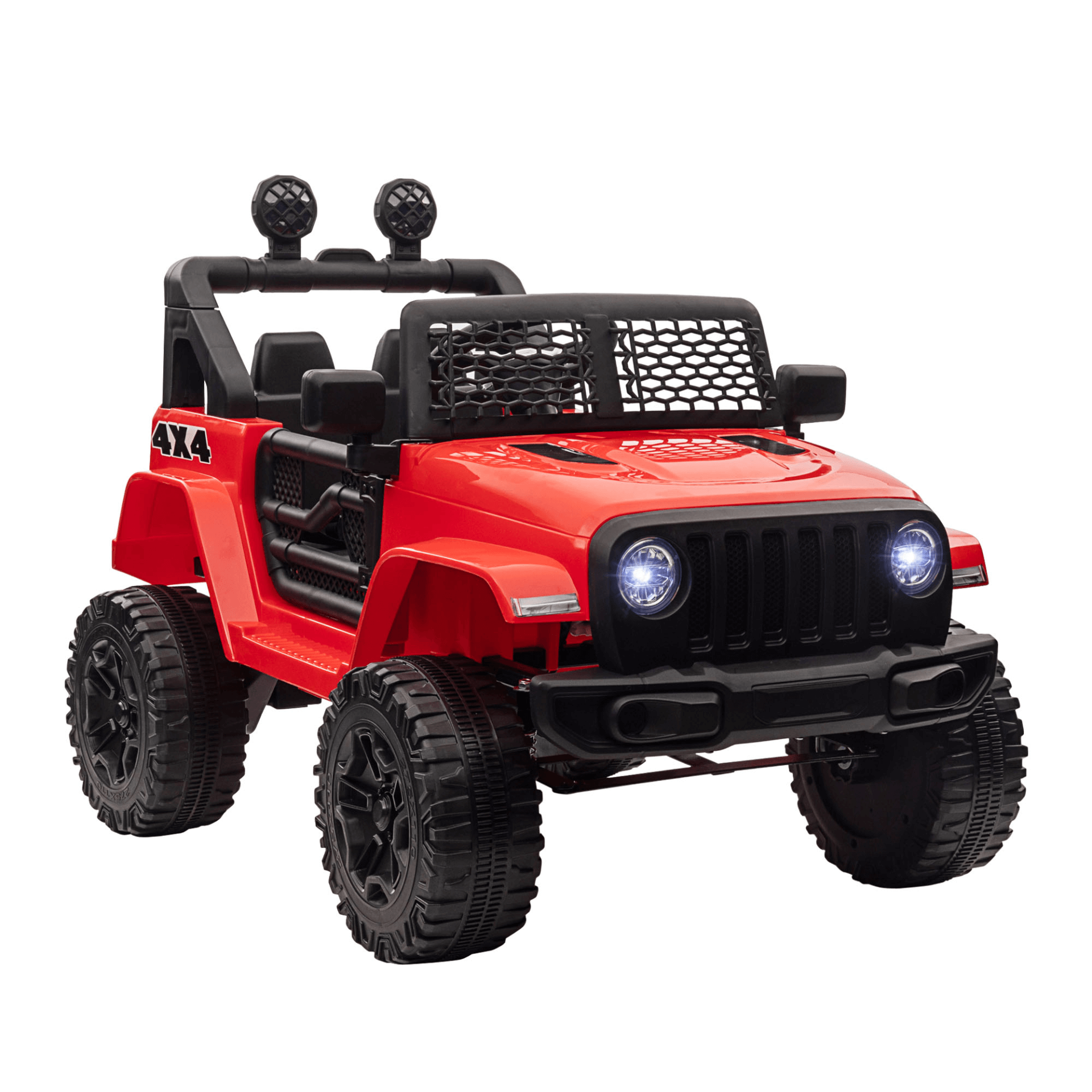 12V Kids Electric Ride On Car - Off-road Fun, Explore adventure with a 12V Kids Ride On Car Truck. Features remote control, LED lights, & suspension wheels for safe off-road fun.