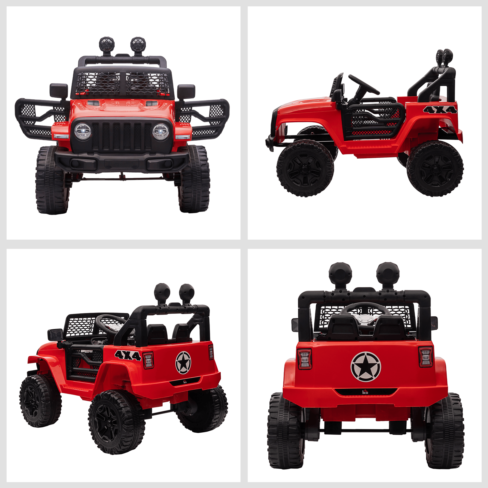 12V Kids Electric Ride On Car - Off-road Fun, Explore adventure with a 12V Kids Ride On Car Truck. Features remote control, LED lights, & suspension wheels for safe off-road fun.