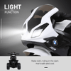 Electric Kids Ride On Motorcycle BMW S1000RR, Stylish Electric Kids Ride On Motorcycle BMW S1000RR in black with headlights, music, and 6V battery. Perfect for young riders.