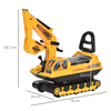 Kids Ride On Digger Excavator Toy, 2-in-1, Enjoy a 2-in-1 toddler toy combining a ride-on digger with a walker. Features storage basket and safety designs. Perfect for kids age 3+.