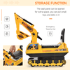 Kids Ride On Digger Excavator Toy, 2-in-1, Enjoy a 2-in-1 toddler toy combining a ride-on digger with a walker. Features storage basket and safety designs. Perfect for kids age 3+.