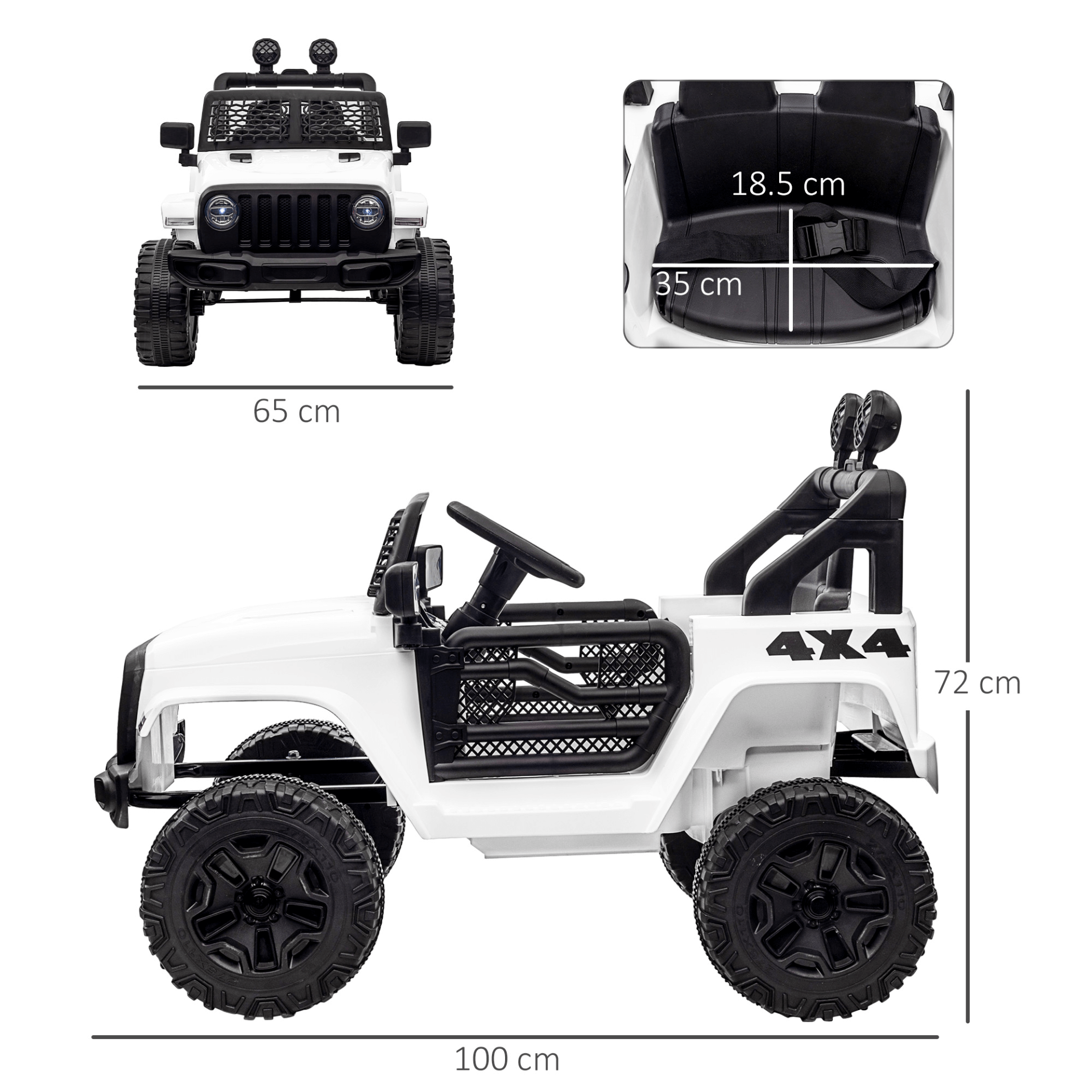 12V Kids Electric Ride On Car Truck, Thrilling adventures with our 12V battery-powered kids electric car featuring LED lights, remote control, and smooth suspension. Perfect for outdoor fun!