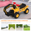 HOMCOM Kids Ride On Excavator Digger - 3-in-1 Fun, Discover the HOMCOM Kids Excavator Digger! A 3-in-1 toy for endless imaginative play with ride-on, construction, and basketball options.