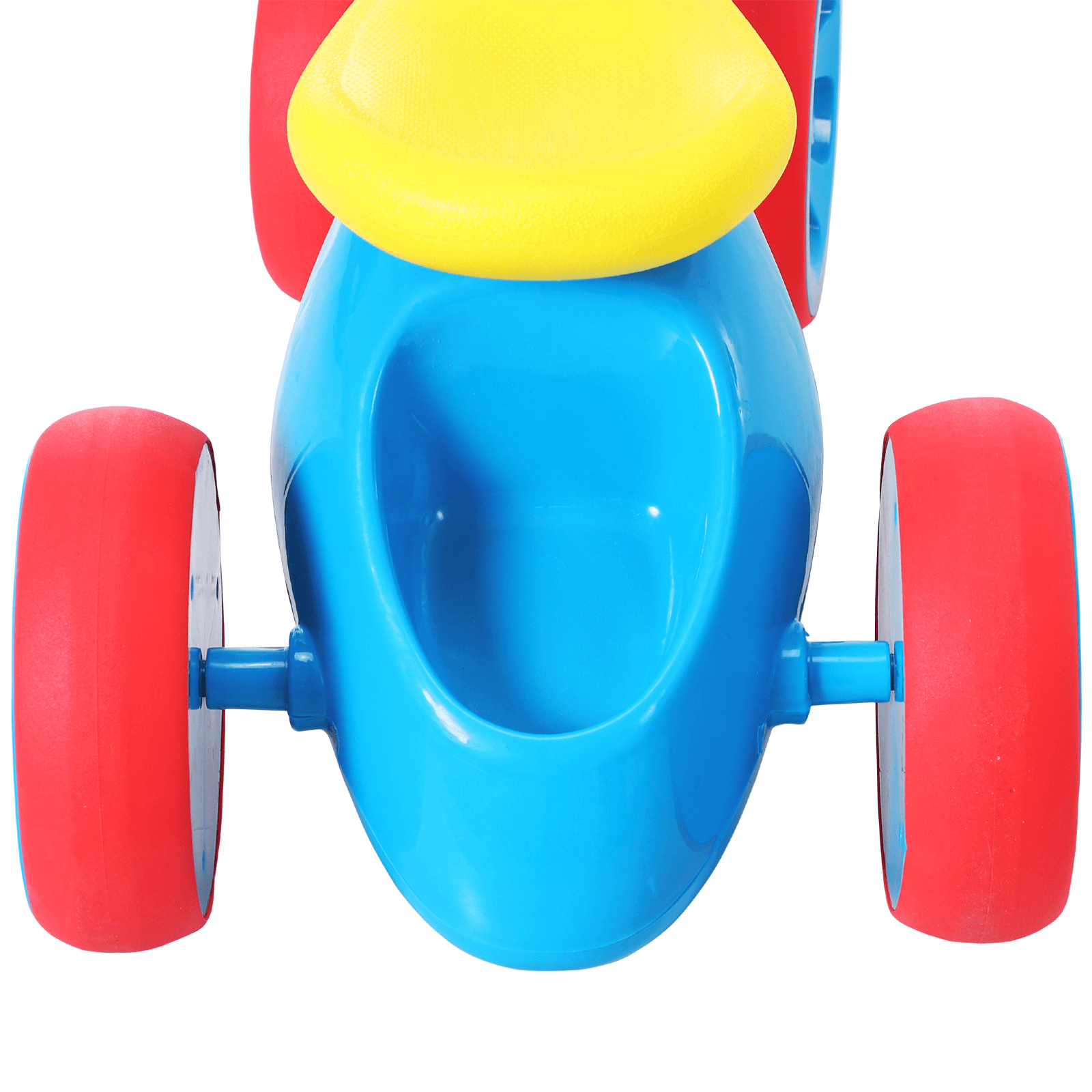 Baby Balance Bike for Toddlers Aged 1.5-3 Years, Help your toddler develop balance and coordination with our safe and sturdy Baby Balance Bike, perfect for boys and girls aged 1.5-3 years. In blue and red.