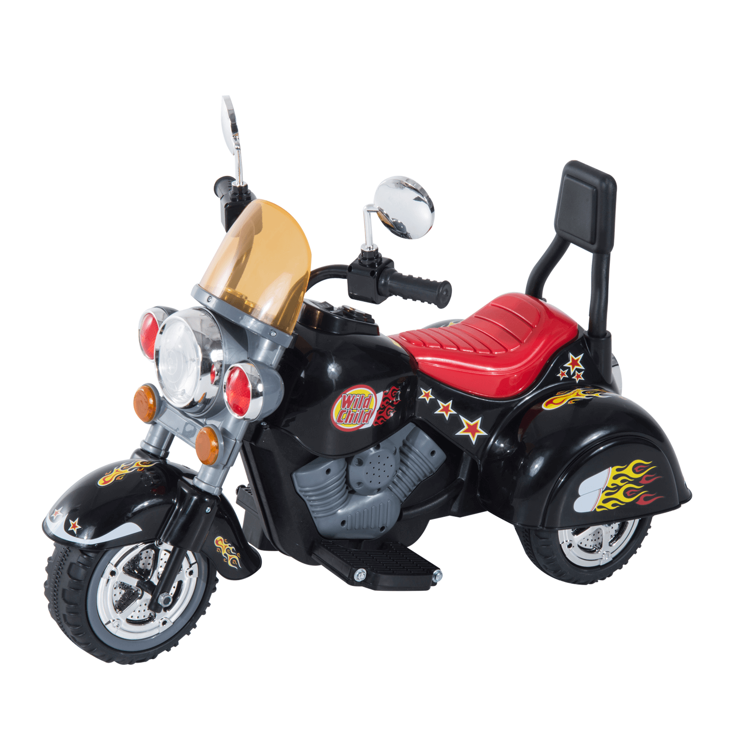 Kids Electric Motorbike 6V Ride On Toy - Safe & Fun, Unleash fun & safety with our 6V Kids Electric Motorbike. Perfect for ages 3-6, this black ride-on toy ensures a stable, thrilling adventure.