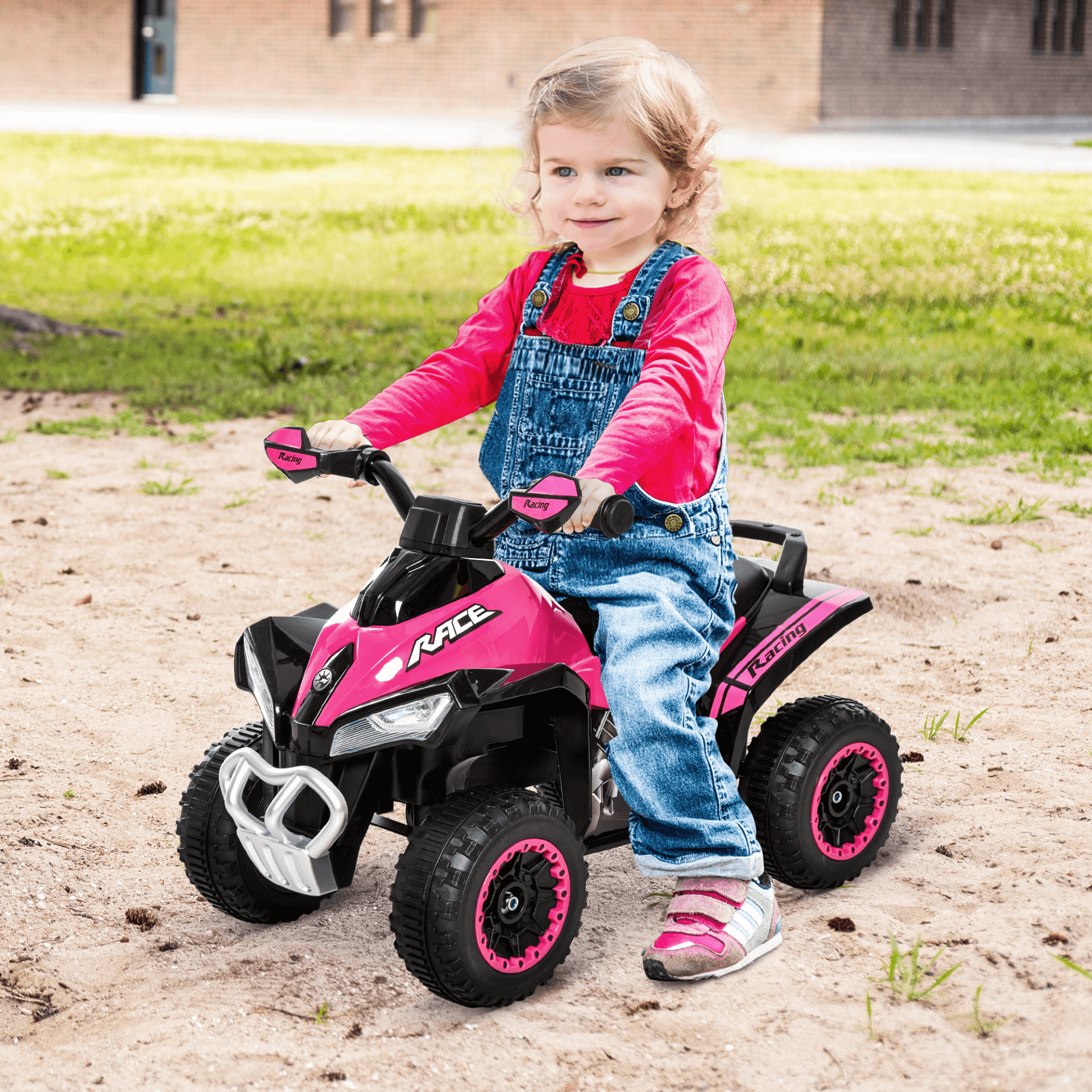 Kids Ride On Car Walker - Fun & Learning Toy, Enhance your toddler's motor skills with this interactive Ride On Car. Features music, lights, and no pedals for safe fun.