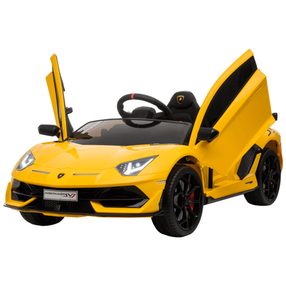 Kids Lamborghini Ride On Car - 12V Battery Powered, Experience endless fun with our 12V kids’ Lamborghini Aventador. Perfect for ages 3-8, this electric ride-on car offers sleek design and thrilling adventures.