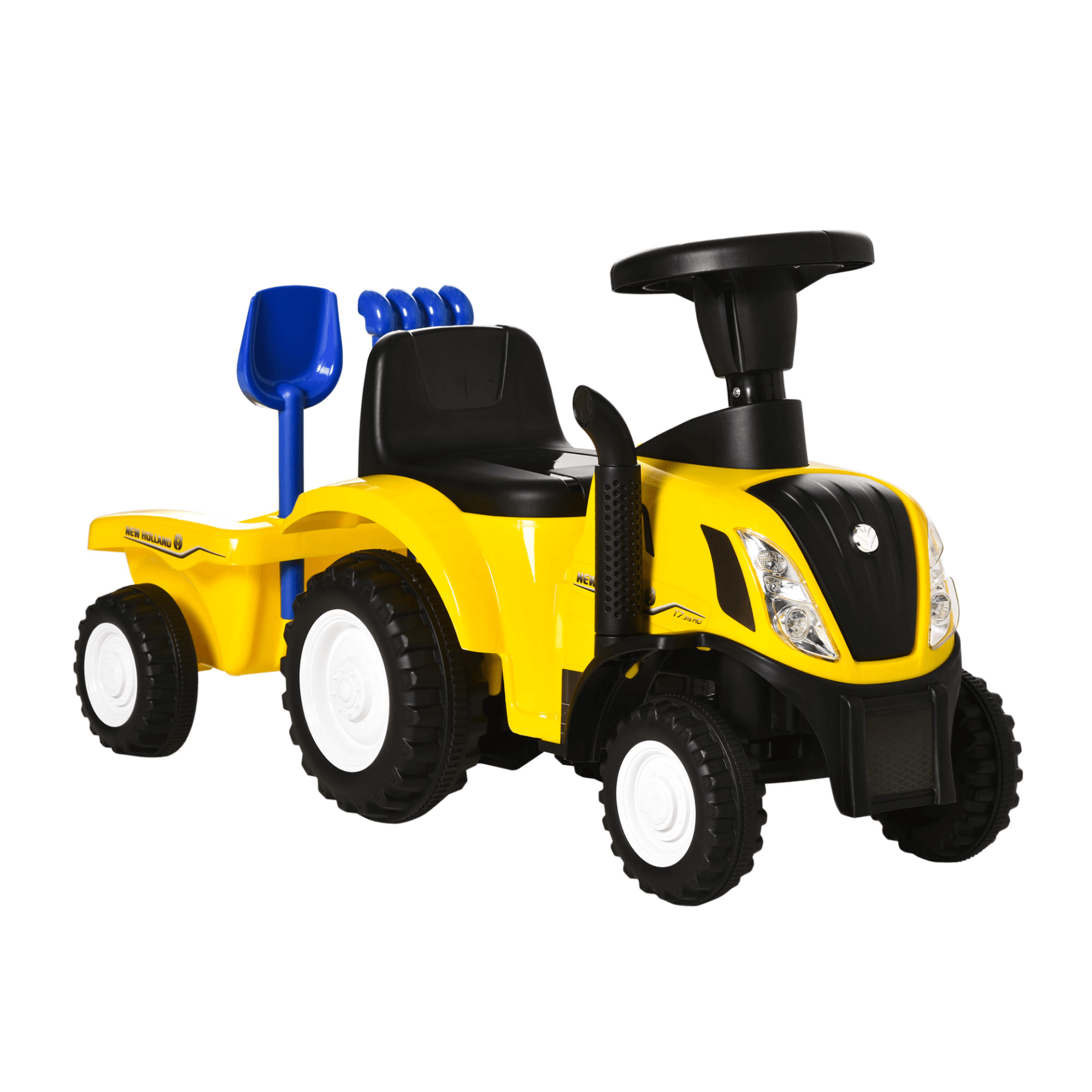 Ride On Tractor for Toddlers - Learn & Play, Boost your toddler's walking skills with the HOMCOM Ride On Tractor. Perfect for play and learning balance. Ideal for little explorers.