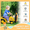 HOMCOM Kids Forklift Truck Toy for 3-4 Year Olds, Ignite your child's creativity with the HOMCOM Ride-On Forklift—featuring realistic sounds and functional fork for endless fun!