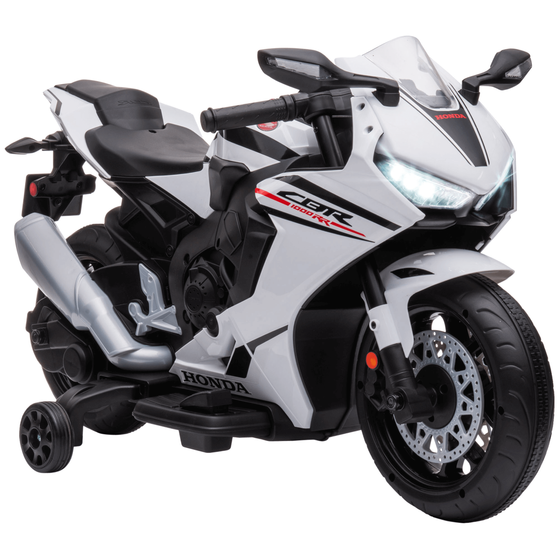 Honda 6V Kids Electric Motorbike - Safe, Fun Ride, Ages 3-5, Discover the Honda Licensed 6V Kids Electric Motorbike with headlights, music, and safety features. Ideal ride-on motorcycle for kids aged 3-5.