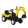 Pedal Digger Ride-on Toy for Kids - Yellow, Ignite creativity with this pedal digger toy, featuring realistic digging action for kids aged 3-6. Perfect for pretend play and skill development.