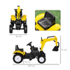 Pedal Digger Ride-on Toy for Kids - Yellow, Ignite creativity with this pedal digger toy, featuring realistic digging action for kids aged 3-6. Perfect for pretend play and skill development.